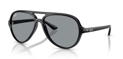 Ray Ban 4125 Cats 5000 59 601/R5 Sonnenbrille Schwarz/Grau