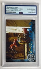 Guillermo Del Toro Signed Hellboy The 1st Movie Card #44 PSA 85604109