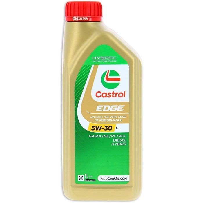Huile moteur Castrol Edge 5W-30 LL 1L élimine les bruits de friction