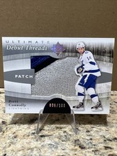 2011-12 UD Ultimate- DEBUT THREADS Brett Connolly PATCH /100 Tampa Bay Lightning