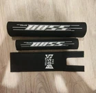 1 black set BOSS white lettering custom REPRO padset BMX oldschool vintage RARE