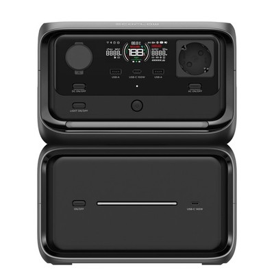 EcoFlow RIVER 3 Max Plus - Portable Powerstation - 600 Watt / 858 Wh by