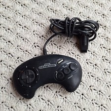 Vtg Sega Genesis OEM 3 Button Controller Original Model 1650 - Black