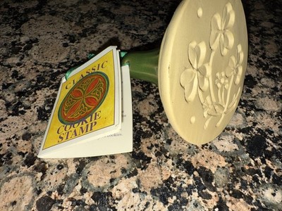 Brown Bag Designs Cookie Stamp Molds SHAMROCKS 2011 Vintage Clovers New