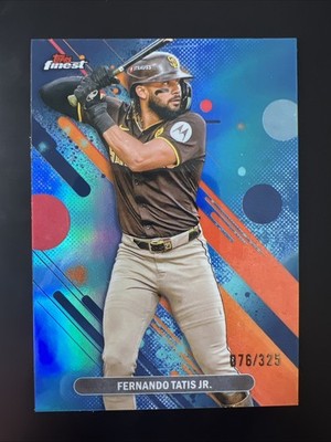 2025 Topps Finest - Common Fernando Tatís Jr. #13 Sky Blue Refractor /325