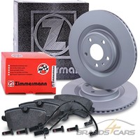 Zimmermann Bremsscheiben Ø330 +BelÄGe Hinten FÜR Audi A6 C7 A7 4G Porsche Macan