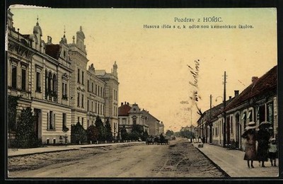 Horic, Husova trída s c k odbornou kamenickou skolou, Ansichtskarte 