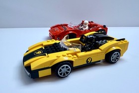 LEGO Speed Racer: Racer X & Taejo Togokhan 8159 Complete w/ Manual & 2 Minifigs