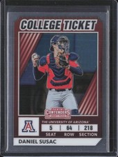 2022 Elite Extra Edition College Ticket Optic #CTO-8 Daniel Susac RC - MINT