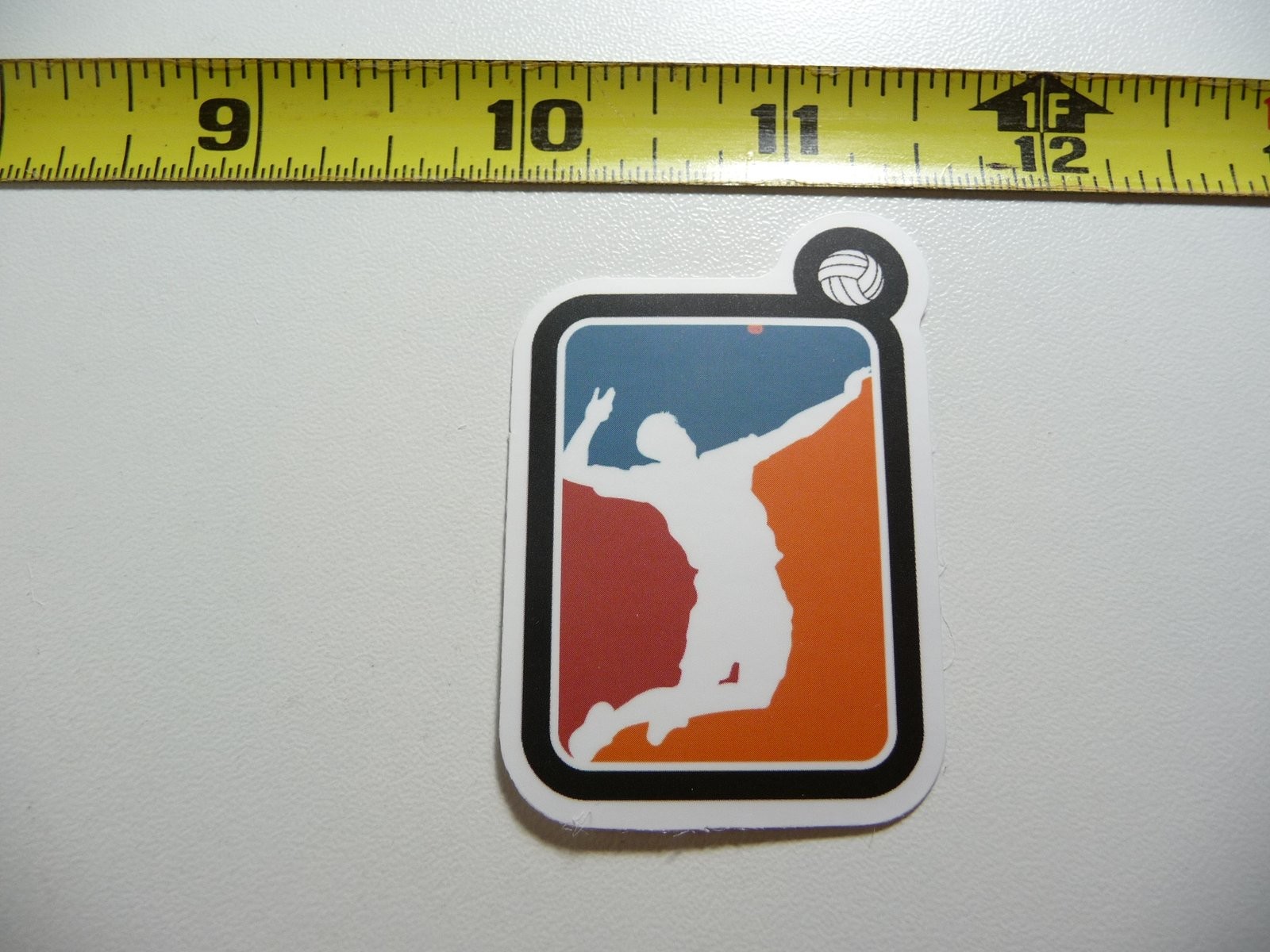 Men's Volleyball Player Decal Sticker for Sports Fans