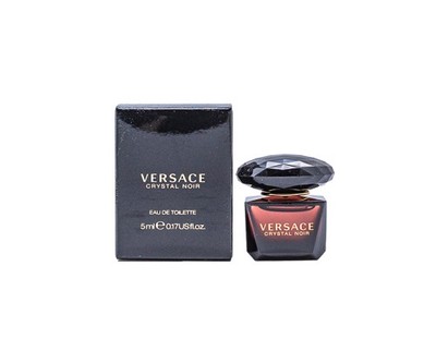 Mini Versace Crystal Noir 0.17 oz EDT Perfume for Women New In Box