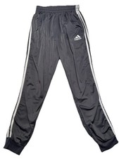 Adidas Track Gray With White Stripes Athletic Pants Youth Size XL
