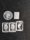 Lot of 5 x 1 Gram .999 Fine Silver #1