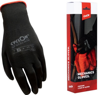Cyclone Mount Gloves M8 - Red (3 Pairs)