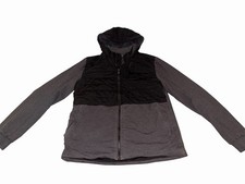 Lululemon Athletica Mens Division Down Insulated Hybrid Puffer Jacket Med. Gray