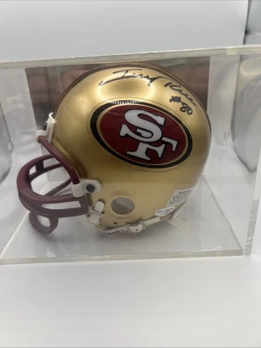 Jerry Rice Autographed San Francisco 49ers Mini Helmet