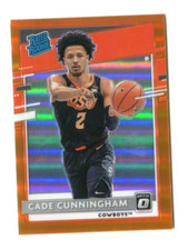 2021-22 Chronicles Draft Picks Orange #201 Cade Cunningham Optic A38 373