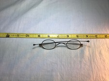 ANTIQUE METAL SPECTACLES oval eyeglasses WIRE RIM Mid/late 1800's