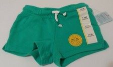 Cat  Jack Girl's Shorts Drawstring Tropic Green Sizes 12M Sweat Shorts