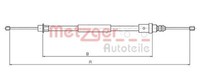 Metzger 10.6215 Seilzug, Feststellbremse FüR Peugeot