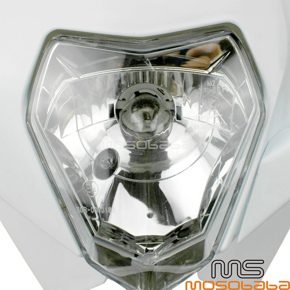 Faro de moto de cross de enduro para Suzuki DR-Z125 DR125SE Honda CR80 CR450R Foto 4 de 4
