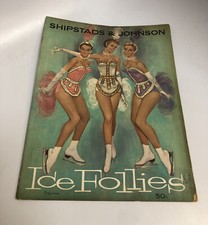 Vintage 1962 Ice Follies Souvenir Program Book Shipstads Johnson