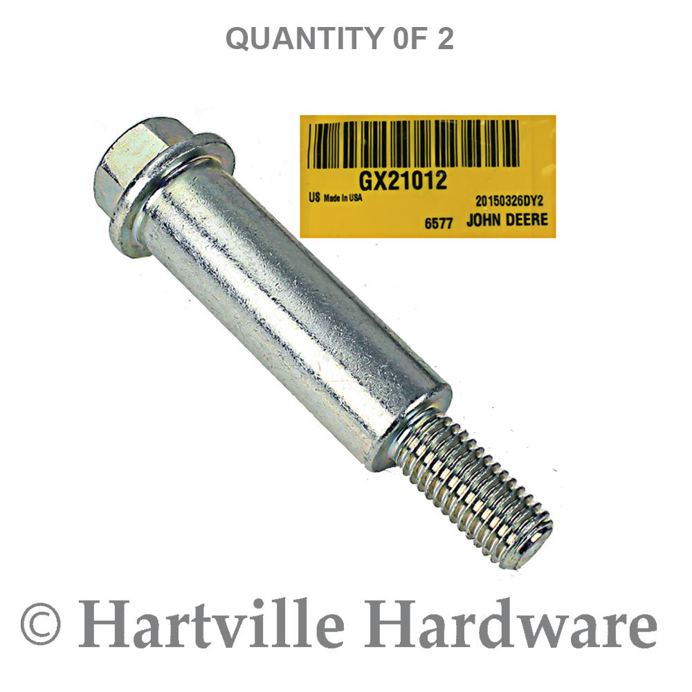 John Deere Original Equipment Screw #GX21012 (2-Pack)