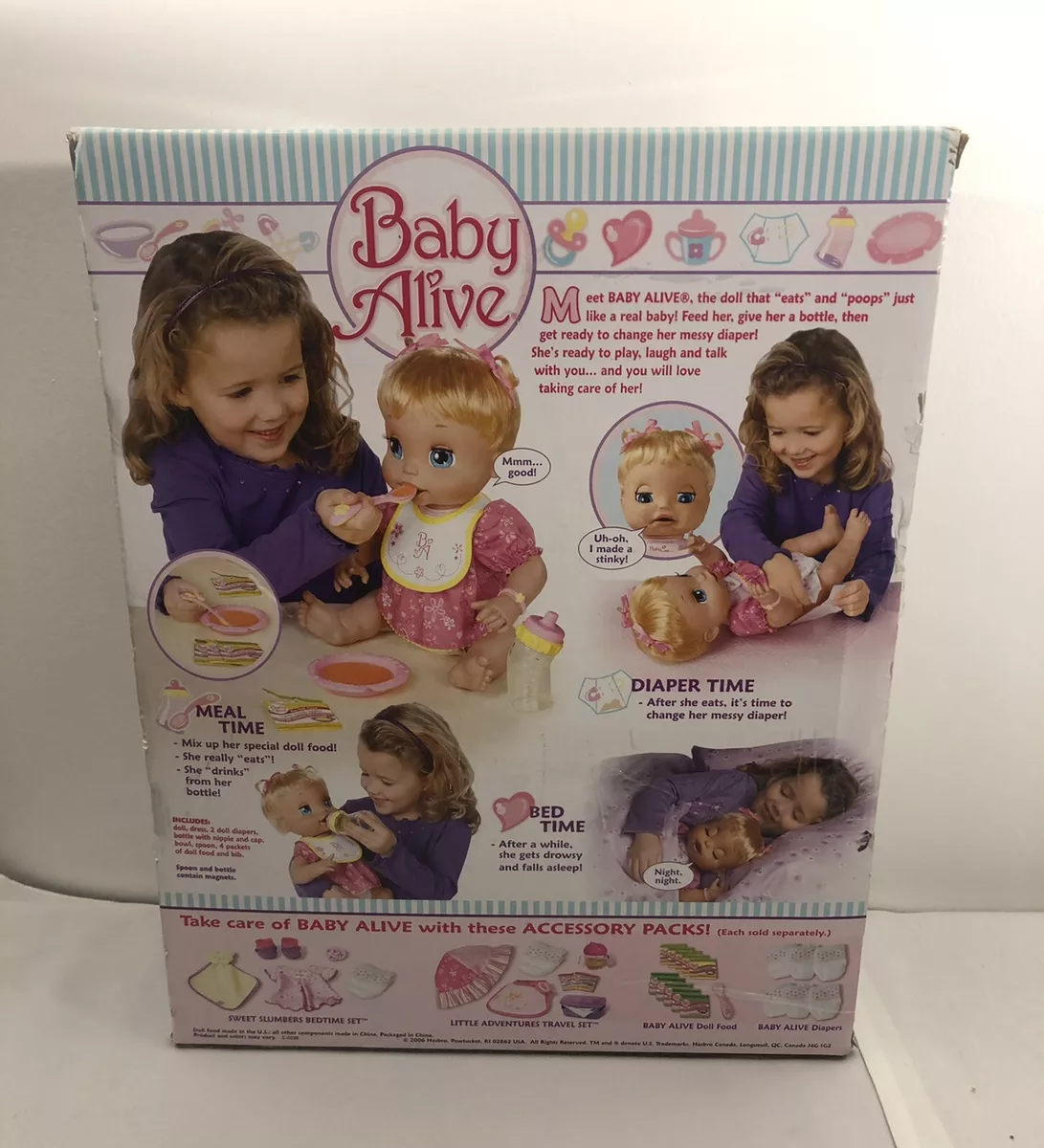 Baby alive 2006 soft face sale ebay