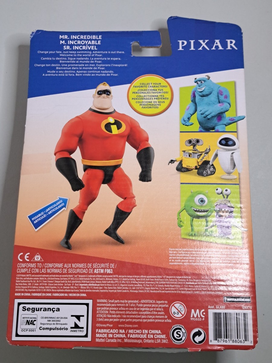 Mattel Disney Pixar The Incredibles Mr. Incredible Action Figure