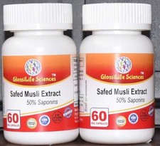 CHLOROPHYTUM-BORIVILIANUM Safed Musli Extract Capsules 50 Saponins