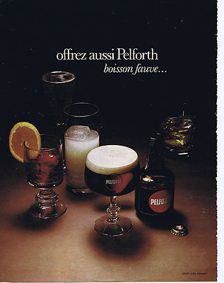 REKLAME WERBUNG 064 1973 PELFORTH Bier Raubdrink