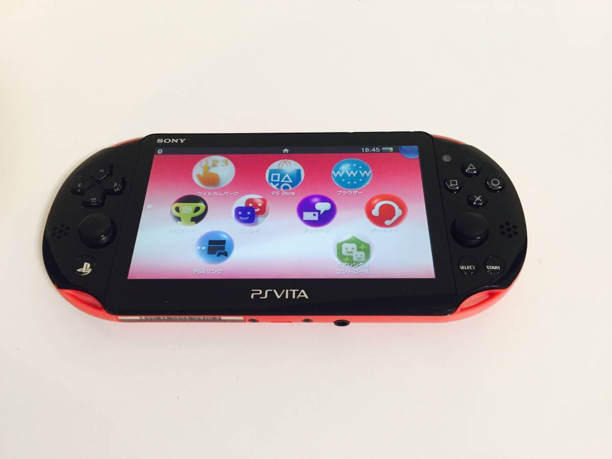 PlayStation Vita Wi-Fi Model Pink / Black PCH-2000ZA15 Consoles Only Used