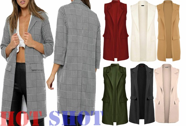 sleeveless duster jacket