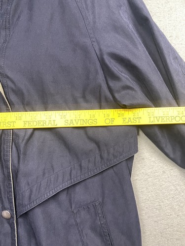 Worthington Coat Women’s Dark Blue Size Petite Medium Lined Full Zip Has Pockets - Afbeelding 2 van 6