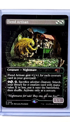 2024 MTG Magic the Gathering Secret Lair Drop SLD Borderless #1645 Fiend Artisan