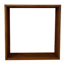 Kaminholzregal Brennholzregal Edelrost 100x100x25 cm Holzregal Rost Cortenstahl