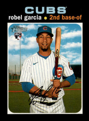2020 Topps Heritage Robel Garcia #568 Chicago Cubs