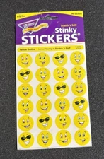Vintage Trend Enterprises Stinky Stickers Yellow Smiles Lemon Meringue NIP