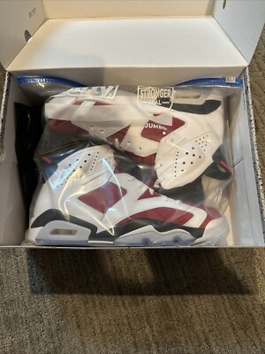 Size 9 - Air Jordan 6 Retro 2014 Carmine DS, Chicago Bulls