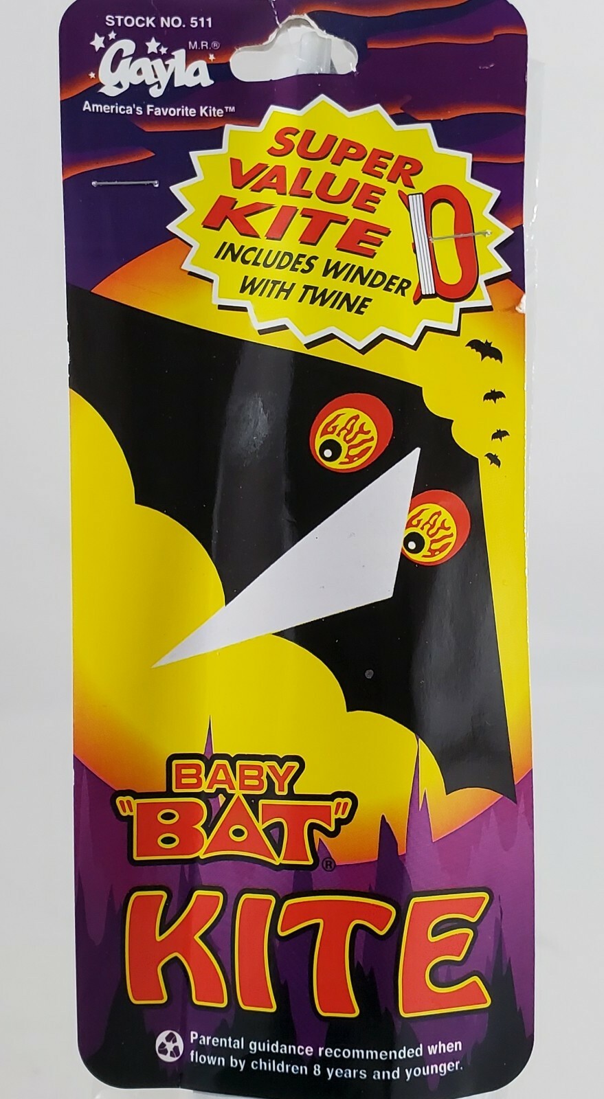 42" Gayla Kite "BABY BAT", New, Sealed, String Included, USA MADE