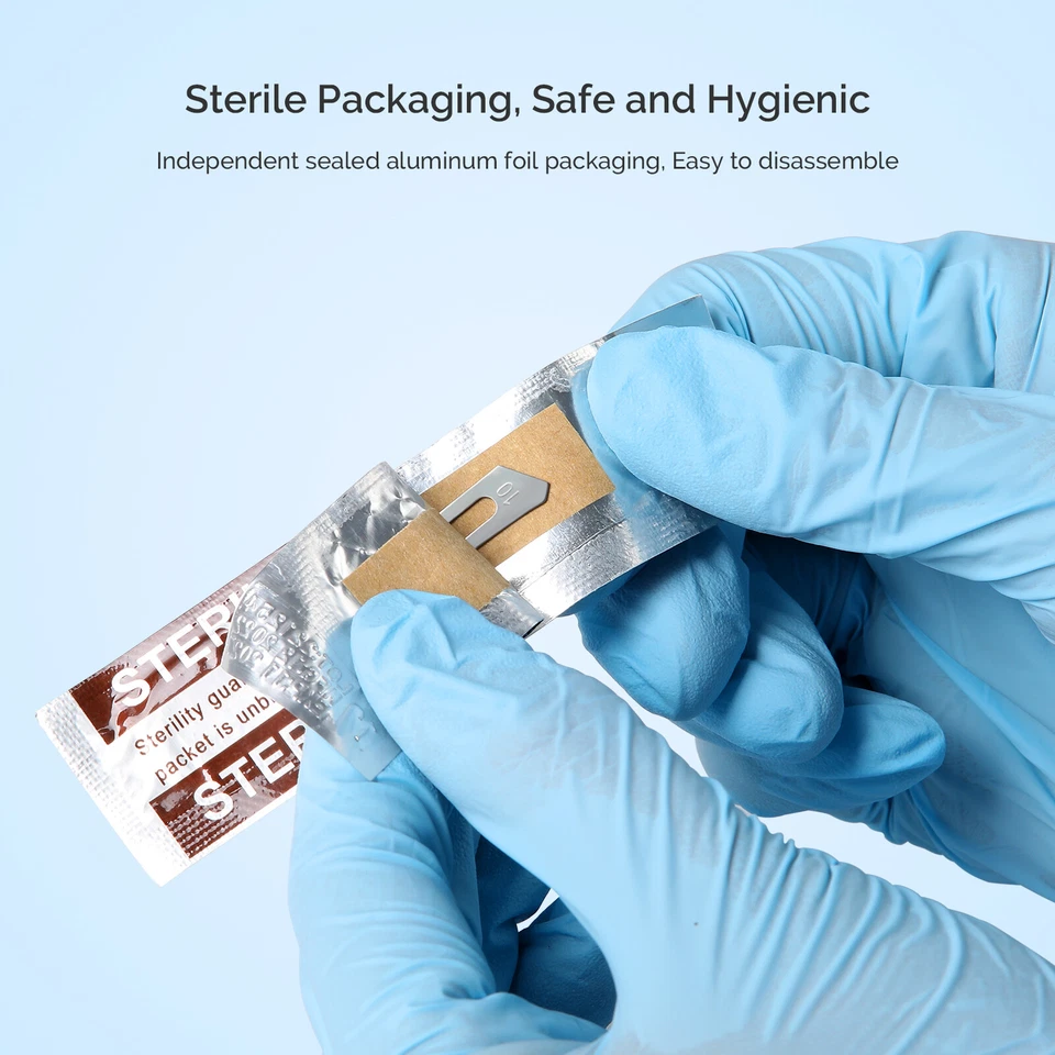 Up to 1000pcs Scalpel Blades #10 11 12 15 15C Stainless Steel Sterile Surgical - Image 4 of 4