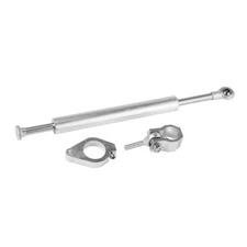 Motorcycle Stabilizer Steering Damper Silver Front Fork For Kawasaki Ninja ZX10R