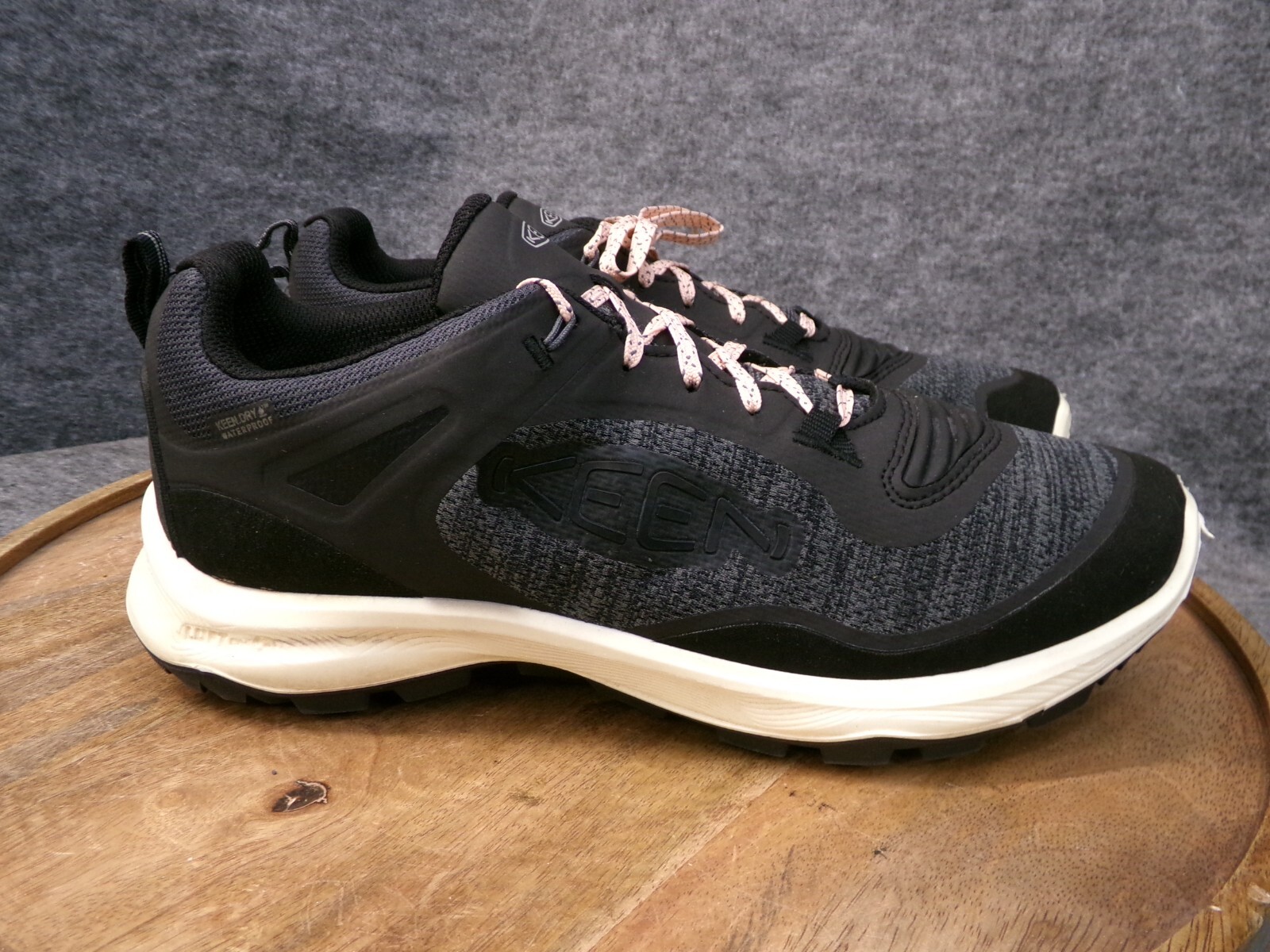 Scarpe da trekking Keen donna Terradora Flex basse impermeabili nere pesca taglia 10