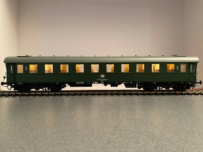 Wagon Fulgurex Voie O - Type Büe 354 N°20-10 004-8 2e Classe DB - Édition Limitée 1928 Vert