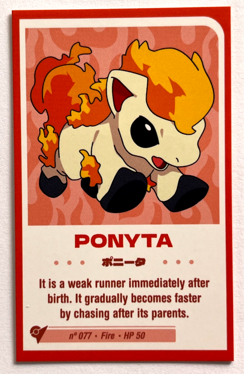 2025 POKEMON Baby Chibi Card #32 PONYTA Peru Kanto | eBay