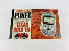 Texas Hold 'Em World Series of Poker Electronic Handheld Game Excalibur