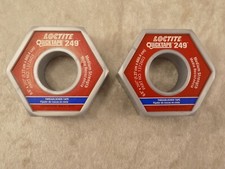 lot of 2 Loctite QuickTape 249 Threadlocker Tape 260  Roll, 0.5  w old stock 