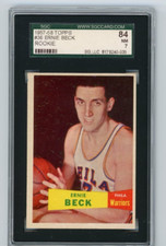 Ernie Beck 1957 Topps #14 SGC 84 NM 7