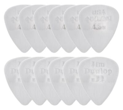 Dunlop Nylon Standard Picks 0,46 mm 12er Player Pack Guitar Standard Nylon Cream