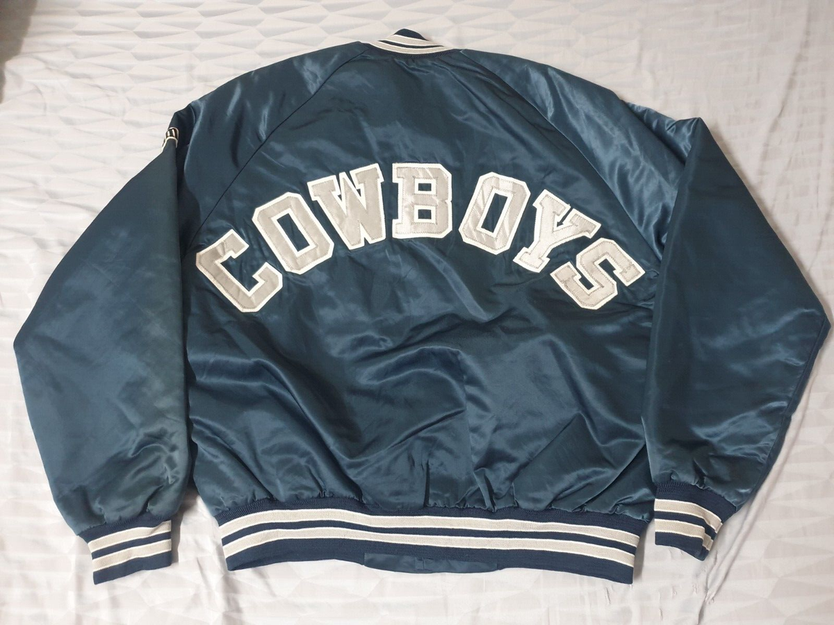 Vintage Dallas Cowboys Football-NFL Chalk Line Jacket SizeL | eBay
